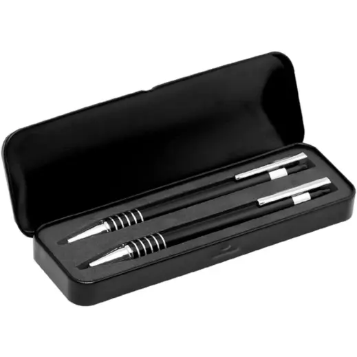 Sheridan Ball Pen and Pencil Set Black